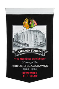 Chicago Blackhawks Chicago Stadium Banner - 15"x24"