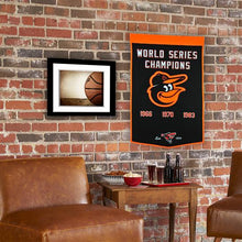 baltimore orioles world series champions wool dynasty banners 