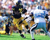 wvu football, amos zereoue autograph