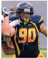 wvu football, chris neild autograph