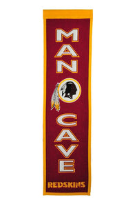 Washington Redskins Man Cave Banner - 8"x32"