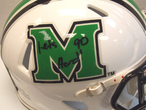Online sports memorabilia signed mini Marshall University helmet Aaron Dobson and Vinny Curry - Sports Fanz