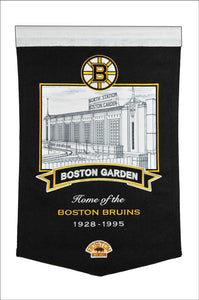 Boston Bruins Boston Garden Arena Banner - 15"x24"