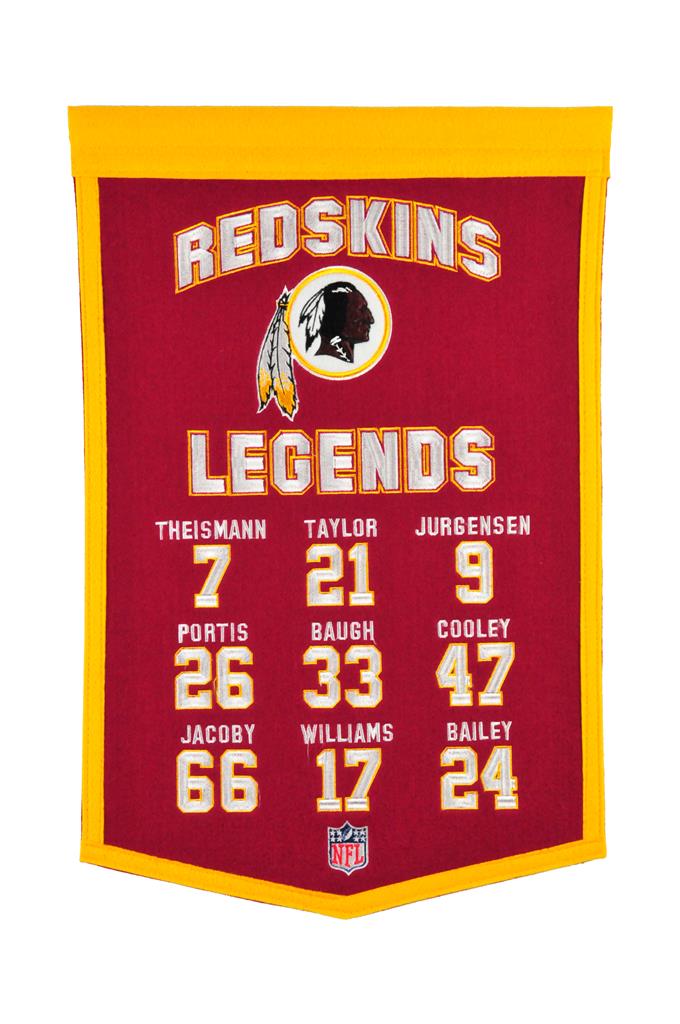 Washington Redskins Team Legends Banner - 14