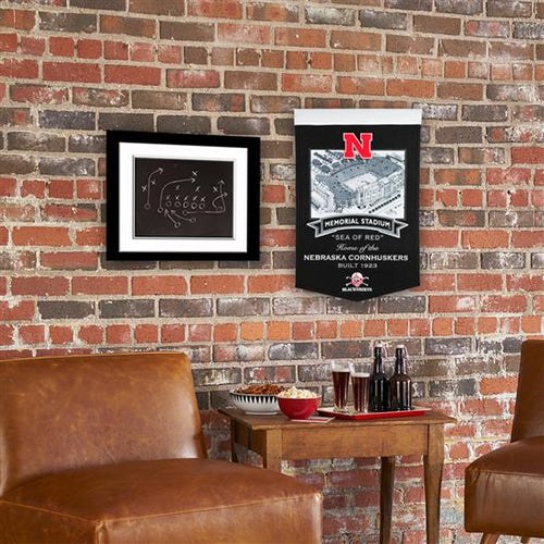 Nebraska Cornhuskers Memorial Stadium Banner - 15