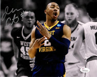 wvu basketball, jevon carter autograph, press virginia 