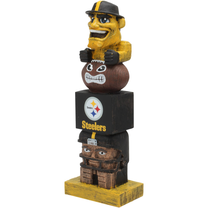 Team Sports America Pittsburgh Steelers Vintage NFL Tiki Totem Statue