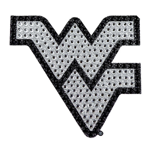 west virginia mountainers bling auto emblem