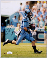 ryan switzer autograph, unc tar heels, north carolina tar heels, oakland raiders 