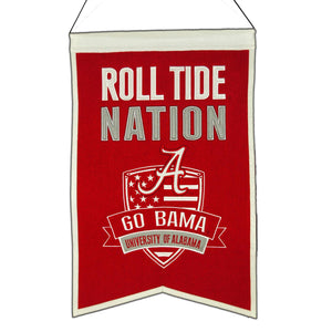 Alabama Crimson Tide Nation Banner - 14"x22"