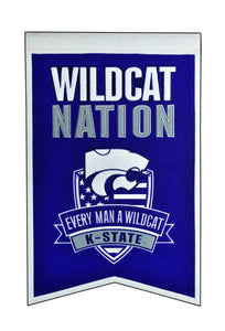 Kansas State Wildcats Nation Banner - 14"x22"