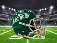 Anthony Becht Autographed New York Jets Throwback Full Size Helmet