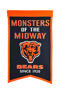 Chicago Bears Franchise Banner - 14"x22"