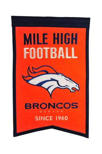 Denver Broncos Franchise Banner - 14