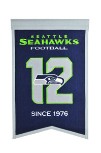 Seattle Seahawks Franchise Banner - 14"x22"