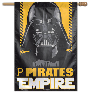 Pittsburgh Pirates Star Wars Darth Vader Vertical Flag - 28"x40"                                                                                          