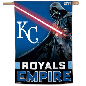 Kansas City Royals Star Wars Darth Vader Vertical Flag - 28"x40"                                                         