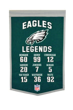 Philadelphia Eagles Legends Banner - 14"x22"