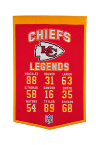 Kansas City Chiefs Legends Banner - 14"x22"