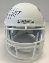 Will Grier West Virginia Mountaineers Signed WVU White Mini Helmet