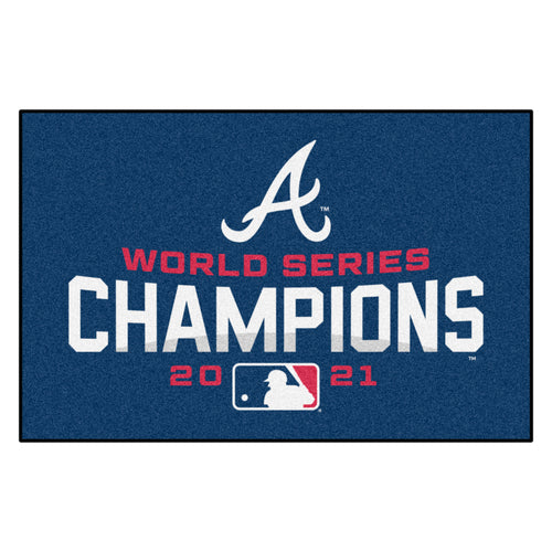 Atlanta Braves 2021 MLB World Series Champions Starter Rug