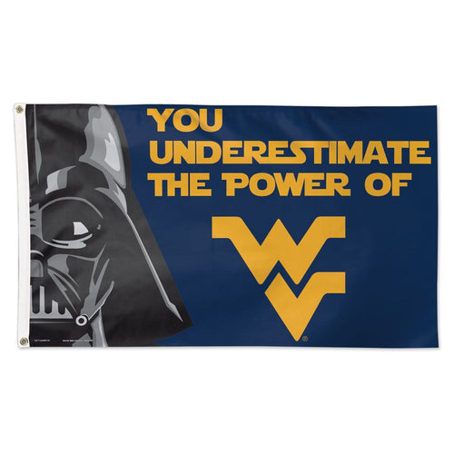 West Virginia Mountaineers Star Wars Darth Vader Deluxe Flag 3'x5'