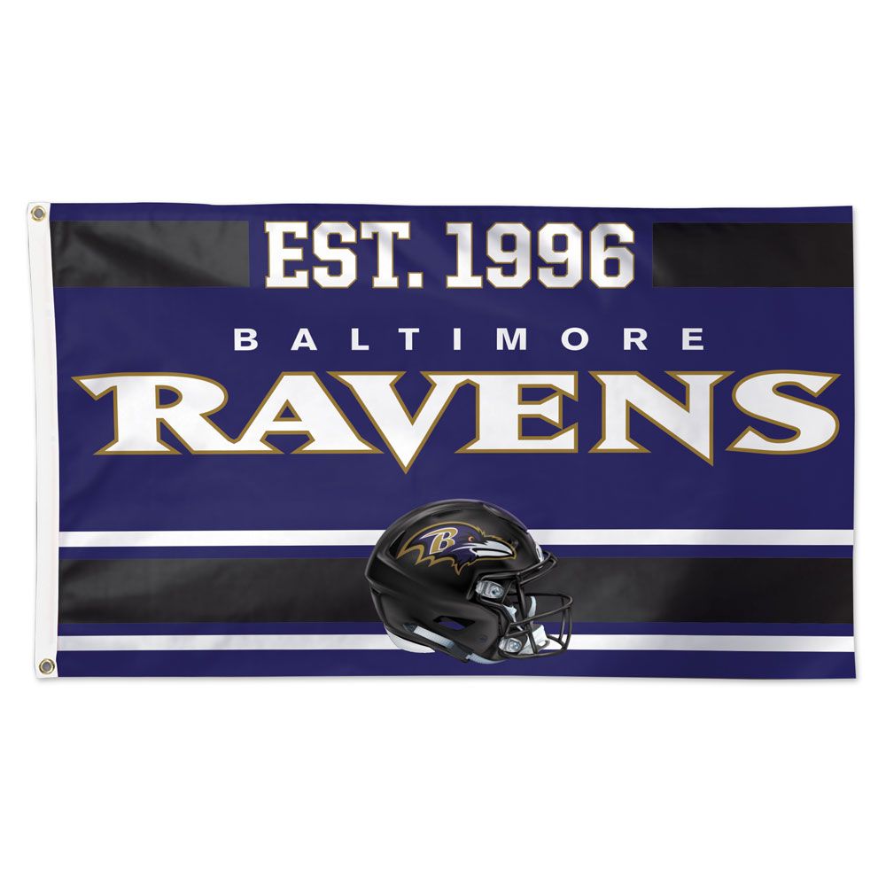 Baltimore Ravens Large 3x5 Flag