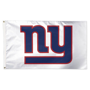 New York Giants White Deluxe Flag - 3'x5'