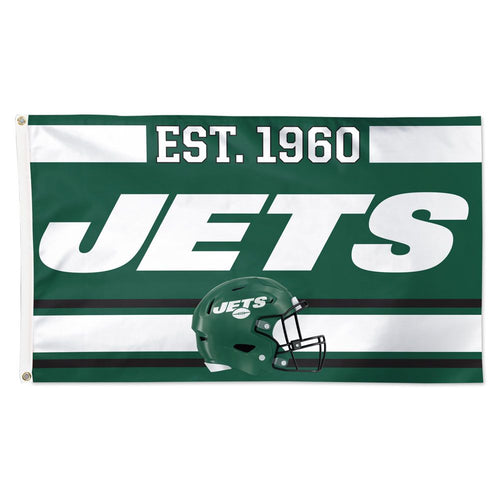 New York Jets Established Date Deluxe Flag - 3'x5'