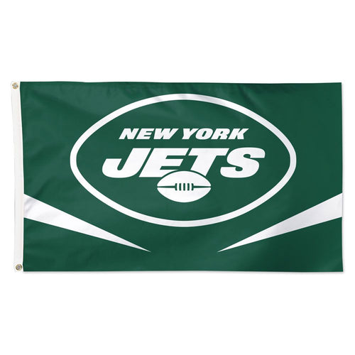 New York Jets Horizontal Stripes Deluxe Flag - 3'x5'