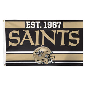 Vintage Football - New Orleans Saints (Gold Saints Wordmark)