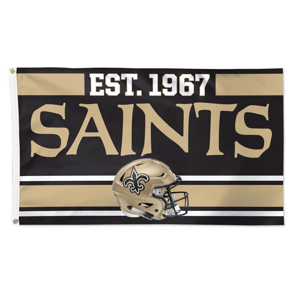 New Orleans Saints NFL Americana Horizontal Flag