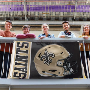 New Orleans Saints Official NFL Football Team Logo 3′ X5′ Flag