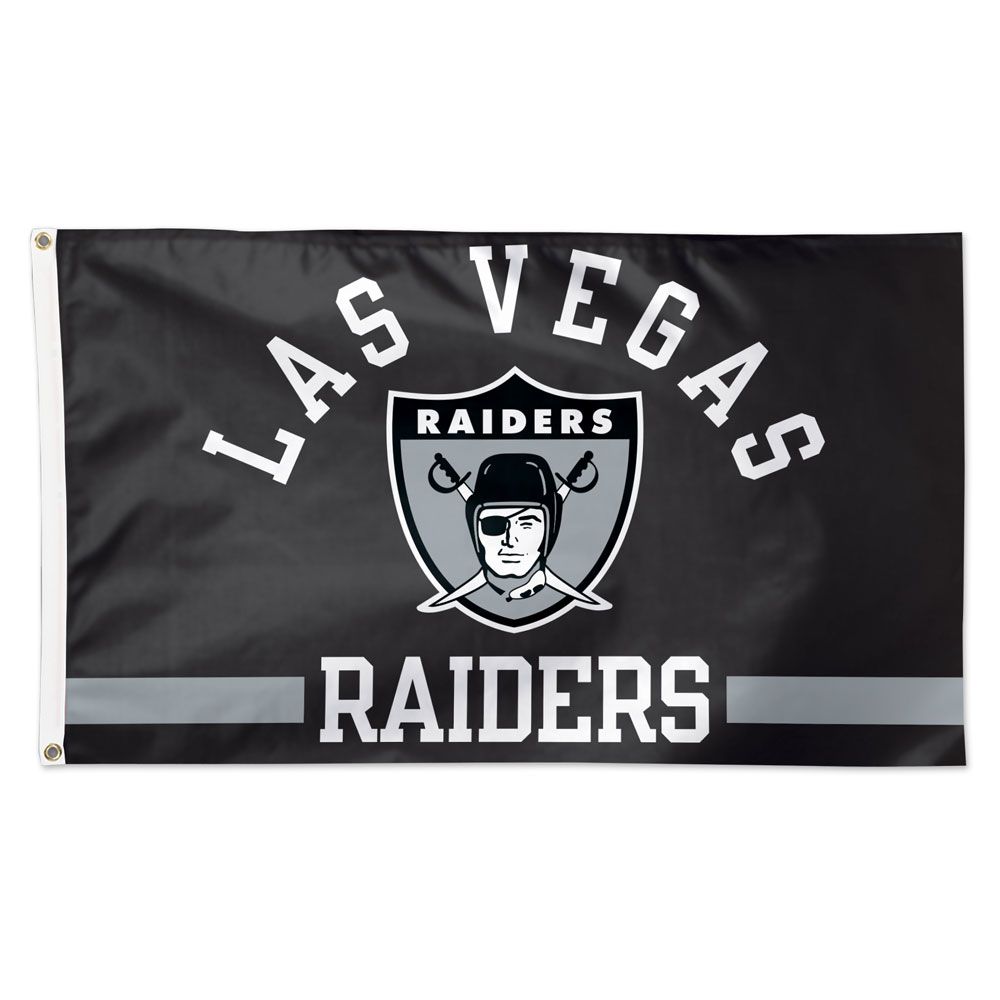 WinCraft Las Vegas Raiders 3' x 5' Classic Logo 1-Sided Deluxe Flag