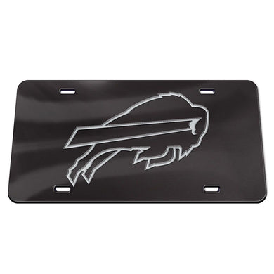 Buffalo Bills Black Chrome Acrylic License Plate