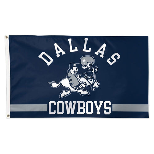 Dallas Cowboys Classic Logo Deluxe Flag - 3'x5'