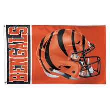 Cincinnati Bengals Helmet Deluxe Flag - 3'x5'