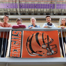 Cincinnati Bengals Helmet Deluxe Flag - 3'x5'