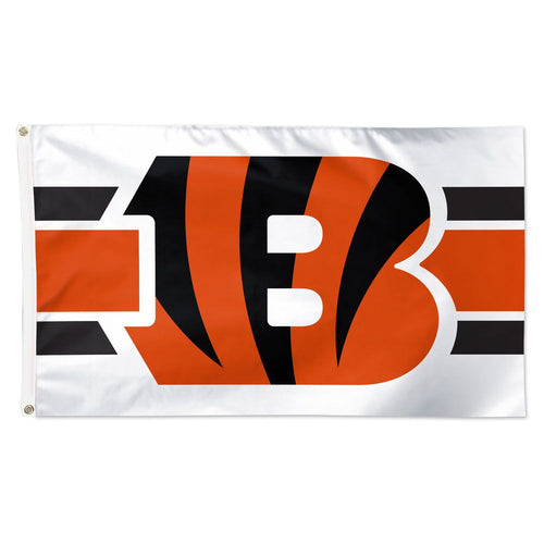 Cincinnati Bengals Away Stripes Deluxe Flag - 3'x5'