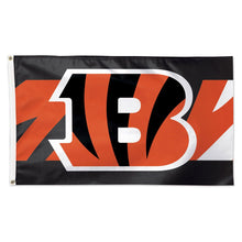 Cincinnati Bengals Horizontal Stripes Deluxe Flag - 3'x5'