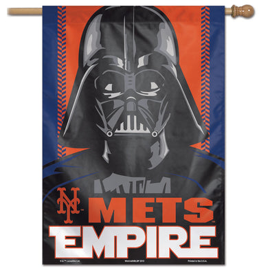 New York Mets Star Wars Darth Vader Vertical Flag - 28