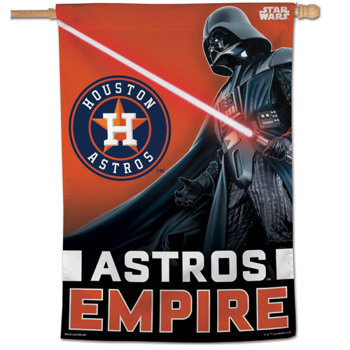Houston Astros Star Wars Darth Vader Vertical Flag - 28