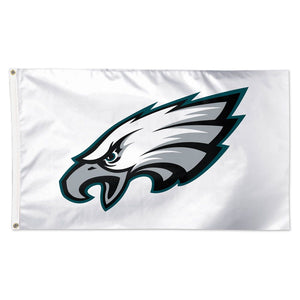Philadelphia Eagles White Deluxe Flag - 3'x5'