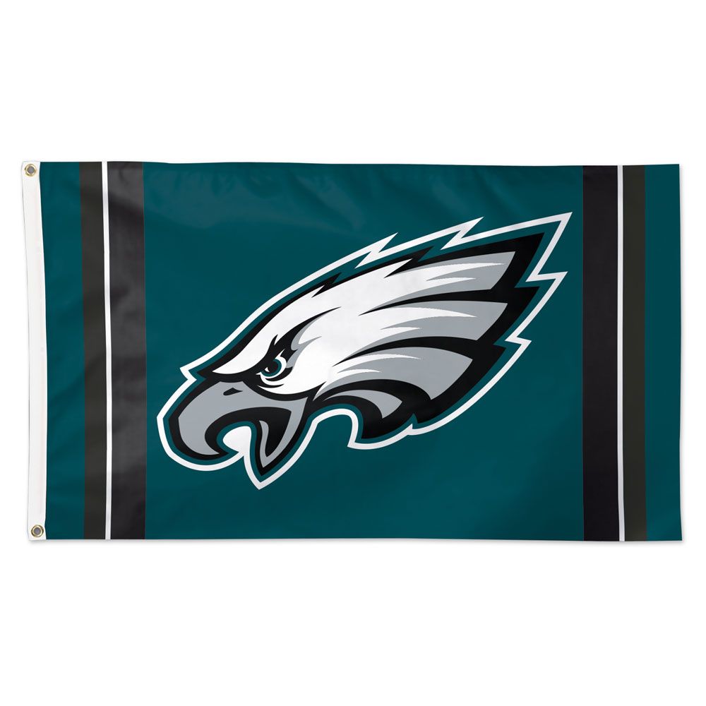 Philadelphia Eagles Vertical Stripes Deluxe Flag - 3'x5'