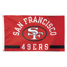 San Francsico 49ers Classic Logo Deluxe Flag - 3'x5'