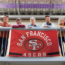 San Francsico 49ers Classic Logo Deluxe Flag - 3'x5'