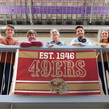 San Francsico 49ers Established Date Deluxe Flag - 3'x5'