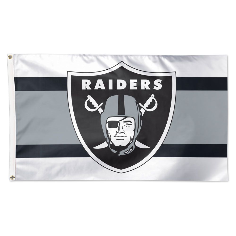 Oakland Raiders Flag-3x5 NFL Banner-100% polyester-black