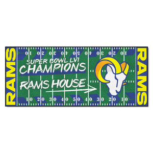 Los Angeles Rams 2021 Super Bowl LVI Champions Runner - 30"x72"