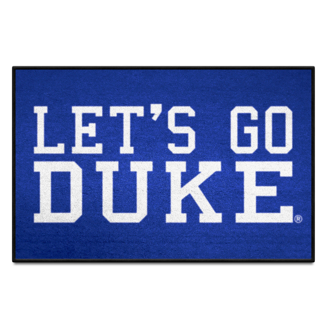Duke Blue Devils Slogan Starter Mat 